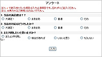 アンケートページ