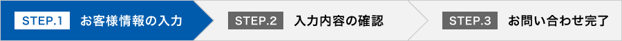 STEP.1 お客様情報の入力